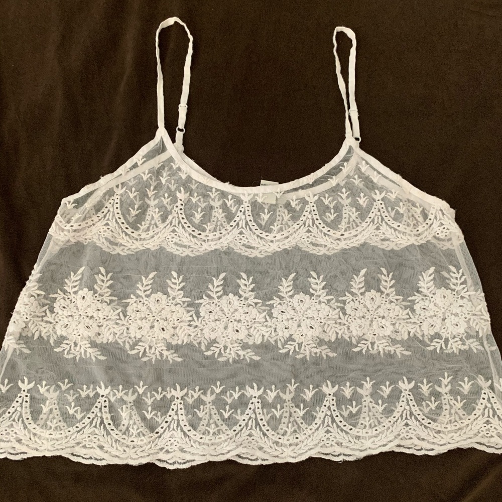 Lace Crop Tank